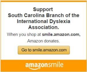 Support the South Carolina Branch of the International Dyslexia Association with Amazon Smile
